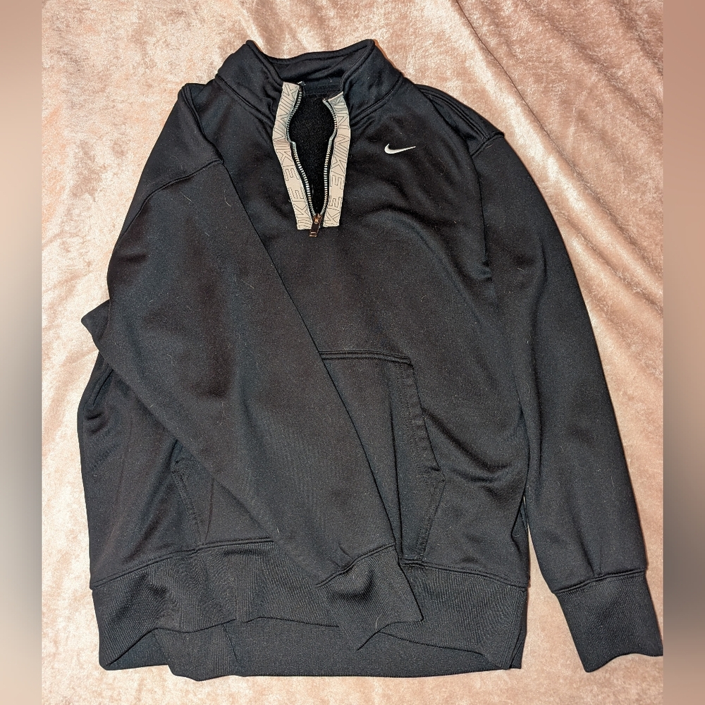 Nike Black Quarter-Zip Sweatshirt